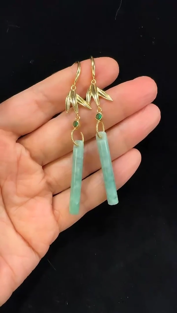 颈饰银S925镶嵌翡翠国风