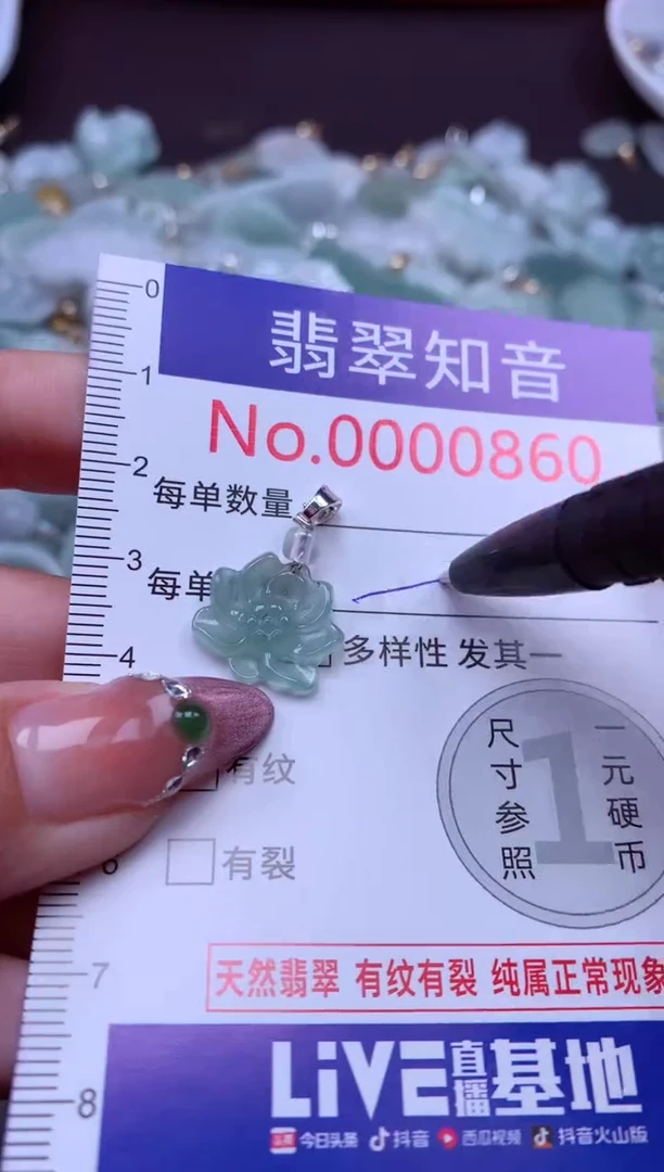 吊坠(不含链)未镶嵌翡翠860