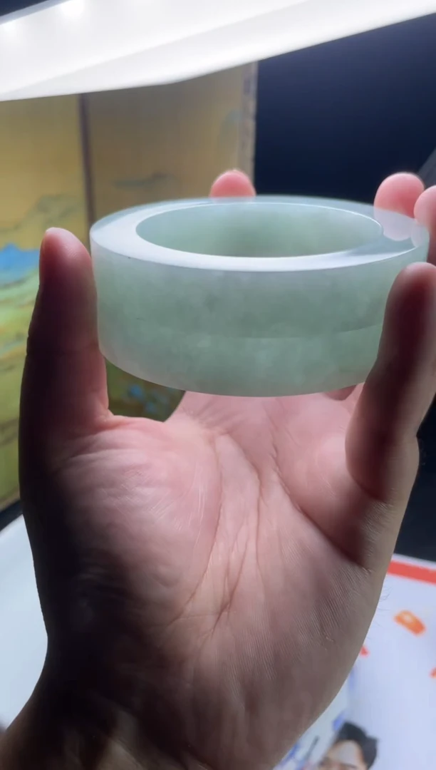 定制翡翠手镯未镶嵌正圈SZAADL-14-DZS