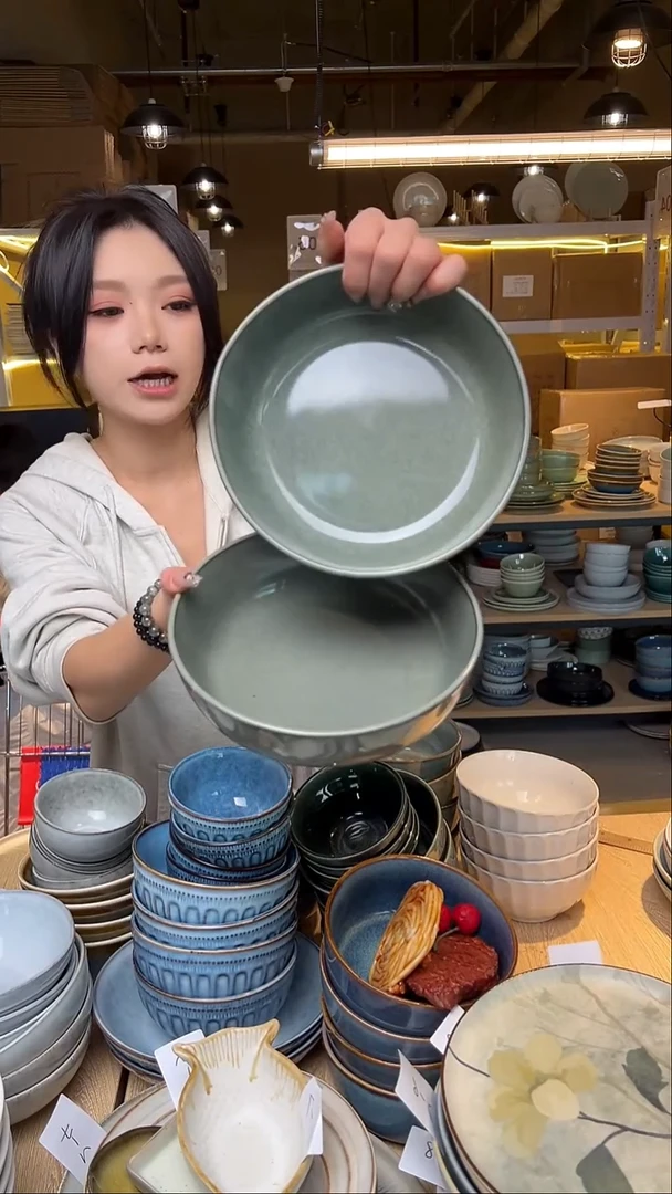 瓷31外贸尾货窑变釉下彩默认微瑕