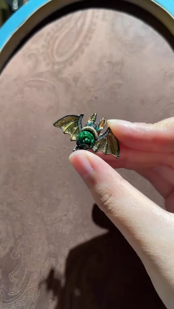 合金挂件翡翠红翡绿翠