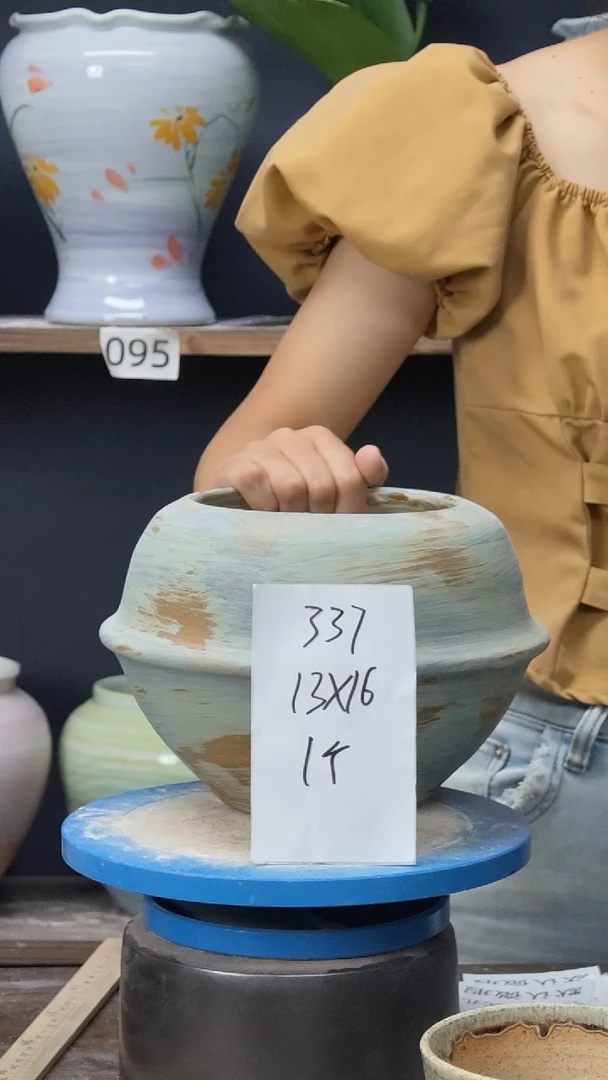 景德镇花盆默认微瑕337