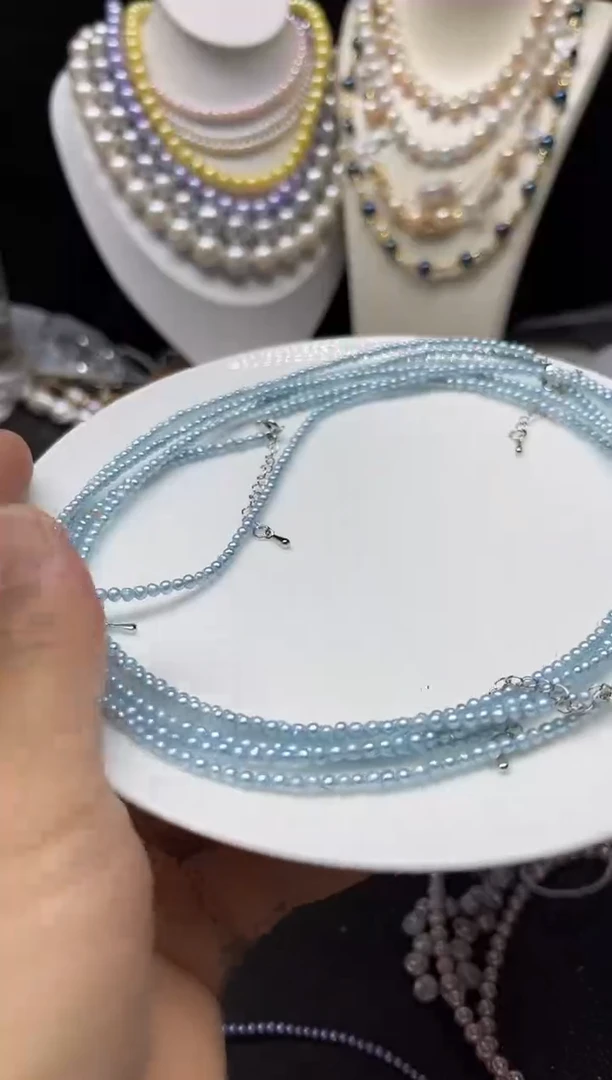 淡水珍珠未镶嵌颈饰多人