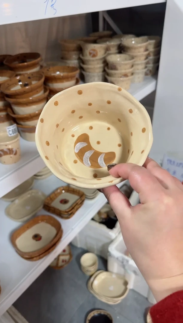 【闪购商品】面包果篮高温瓷器瓷器