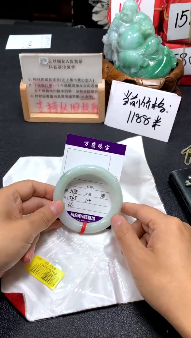 翡翠手镯未镶嵌潘/6/1--66