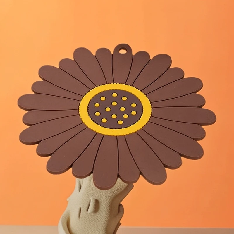 向日葵创意隔热垫锅垫家用餐垫盘子垫子餐桌垫防烫碗垫茶水杯垫