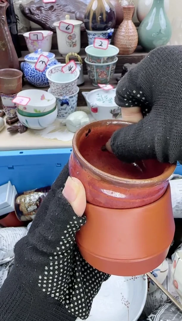 【闪购商品】瓷片0485中古陶瓷满18包邮一单一付