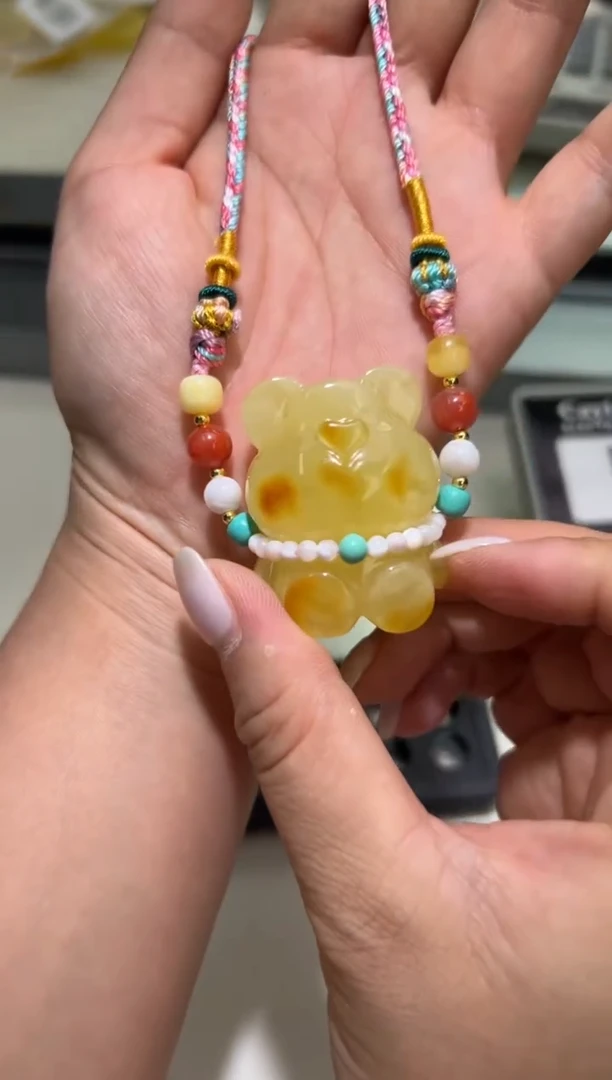 裸石琥珀未镶嵌琥珀蜜蜡吊坠