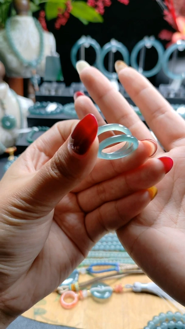 未镶嵌戒圈翡翠丶****走20圈口戒圈