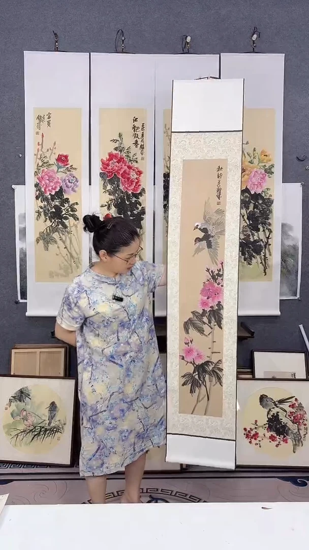 国画175*32吴铁成作品