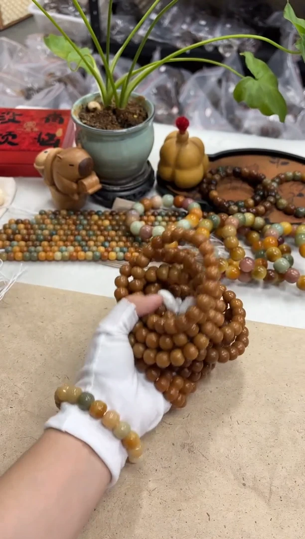 菩提根/象牙果手串12干磨老料（922）