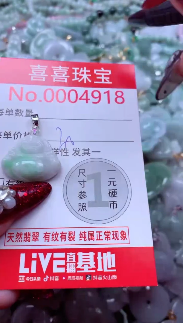 颈饰未镶嵌翡翠4918