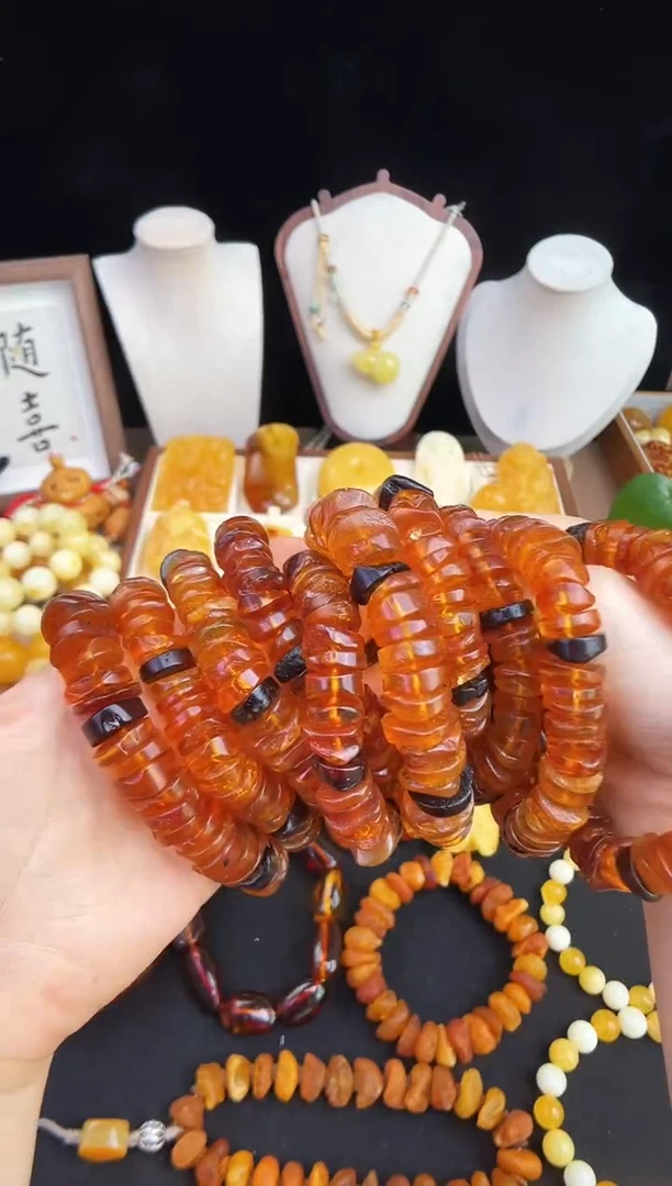 未镶嵌琥珀珠宝奇石多样性发其一