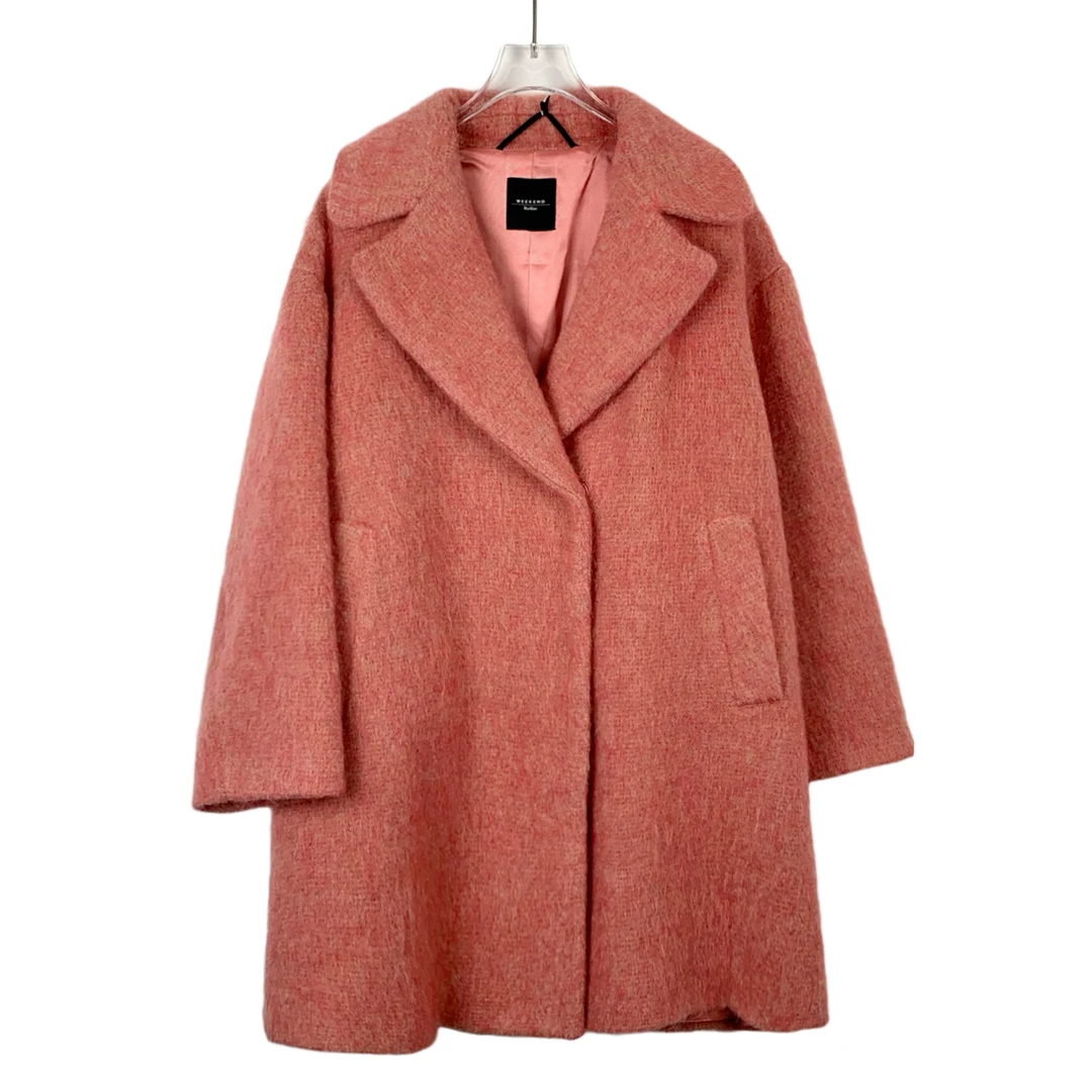 99新 MaxMara H10628 马海毛中长款大衣外套 40 M码