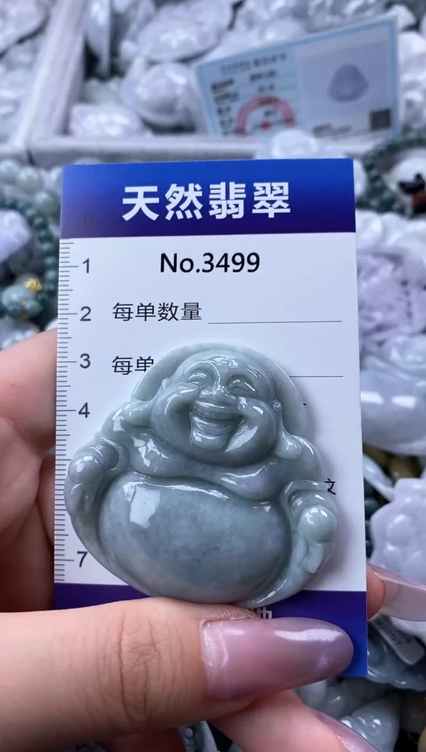 翡翠未镶嵌颈饰缅甸A货翡翠3499