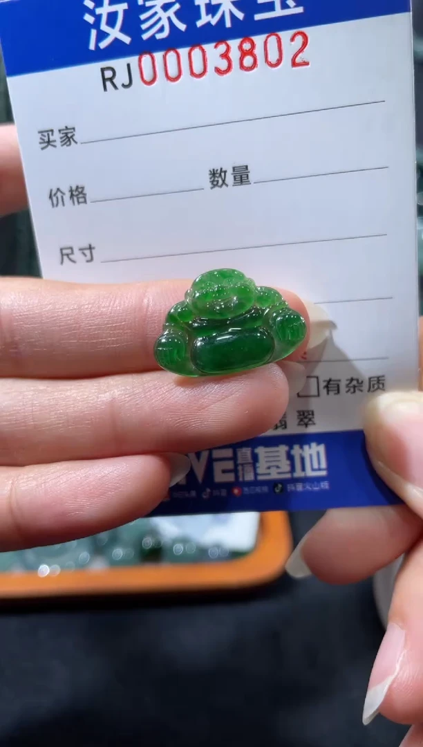 未镶嵌挂件翡翠3802