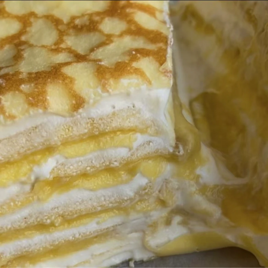 新鲜 榴莲千层1盒 420g左右