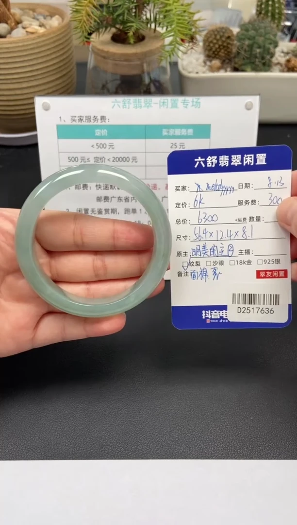 翡翠手镯未镶嵌m****yD2517636