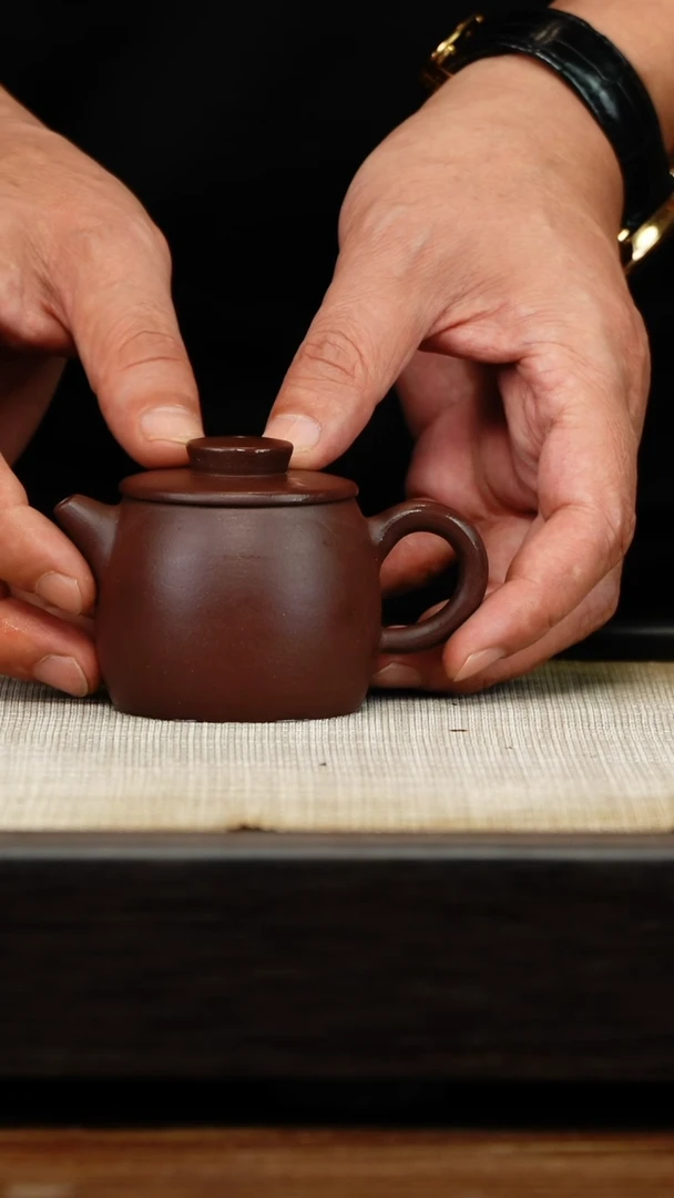 茶壶紫砂老紫泥小巨轮
