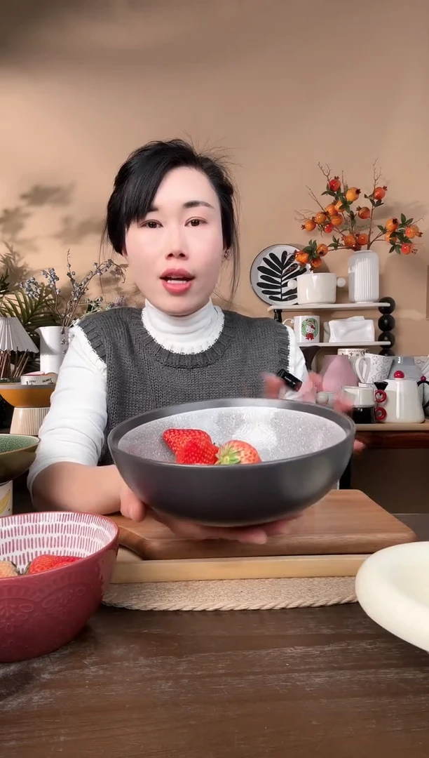 【闪购商品】瓷片8英寸窑变碗微瑕