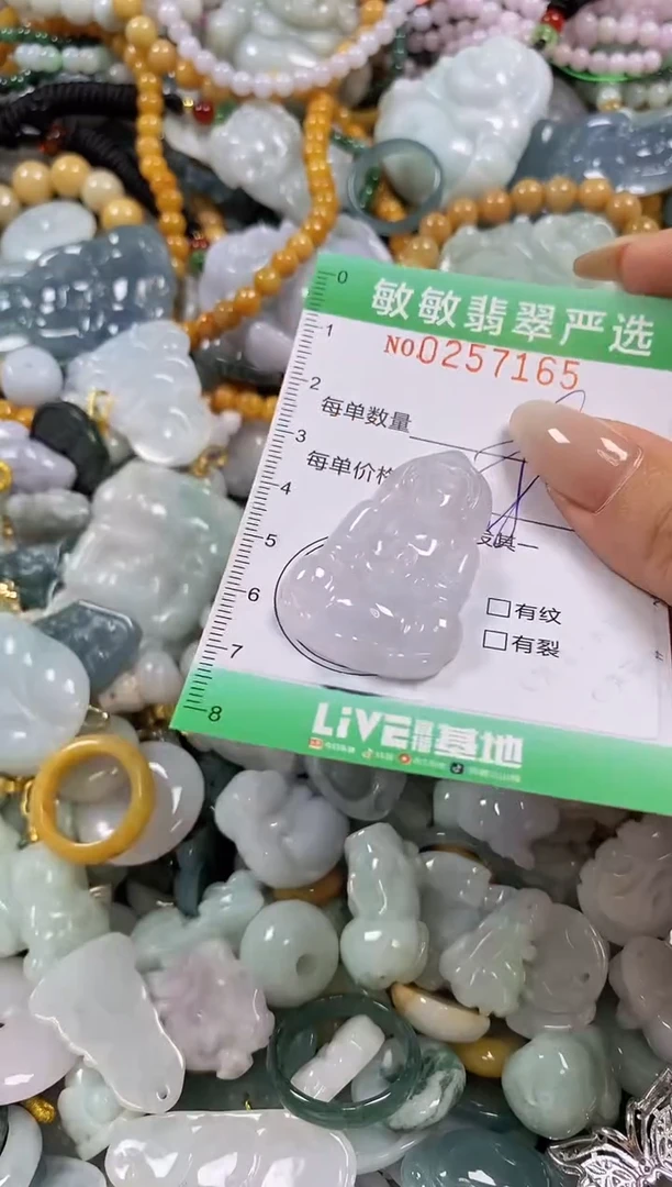 翡翠未镶嵌颈饰闪购0257165