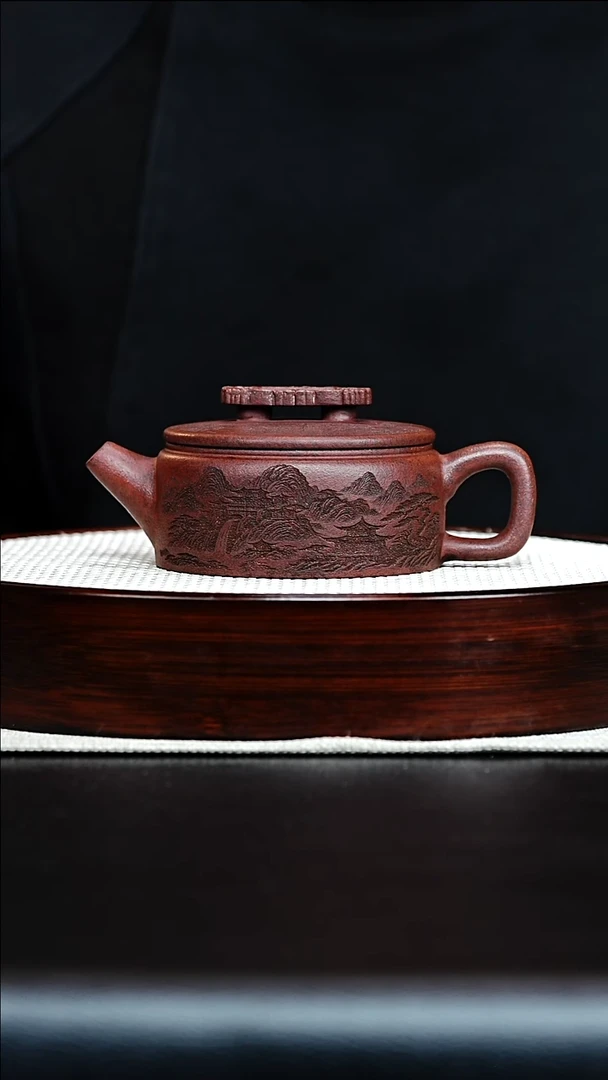 茶壶紫砂宜兴紫砂汉瓦壶