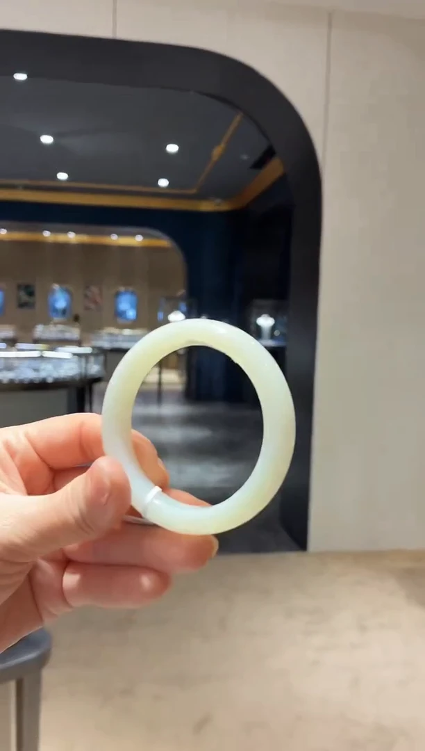 未镶嵌手镯和田玉111【】不退不换圈口53