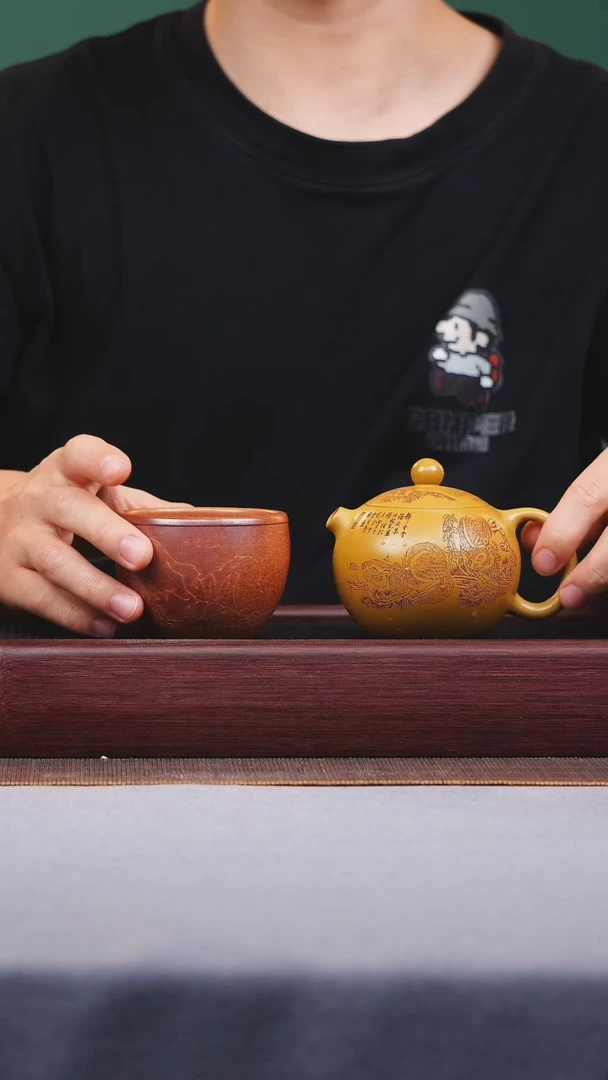 茶壶紫砂宜兴原矿紫砂作品