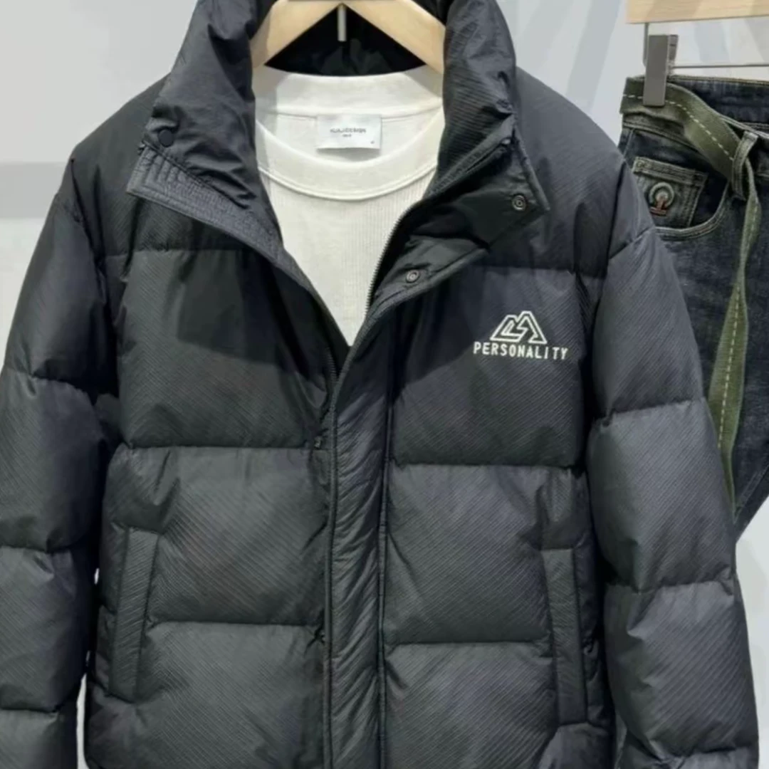 58017-冬季百搭潮牌时尚男女同款保暖加厚加绒羽绒服-G