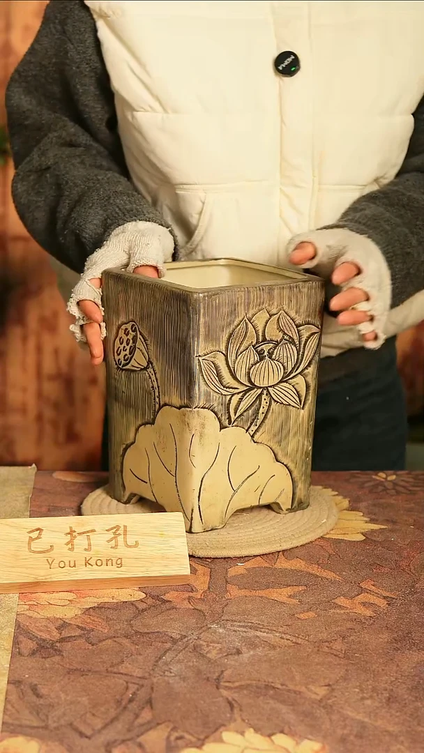 陶瓷21-163高22口13误差2已打孔