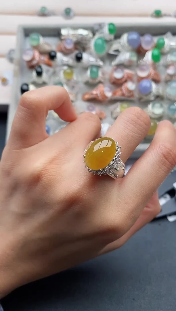 未镶嵌戒指翡翠666666+9