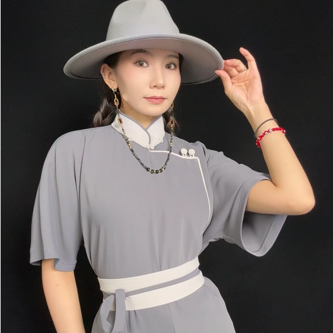 【戴尔玛精品服饰2】设计师夏季新款女士休闲时尚短袖款连衣裙X6087