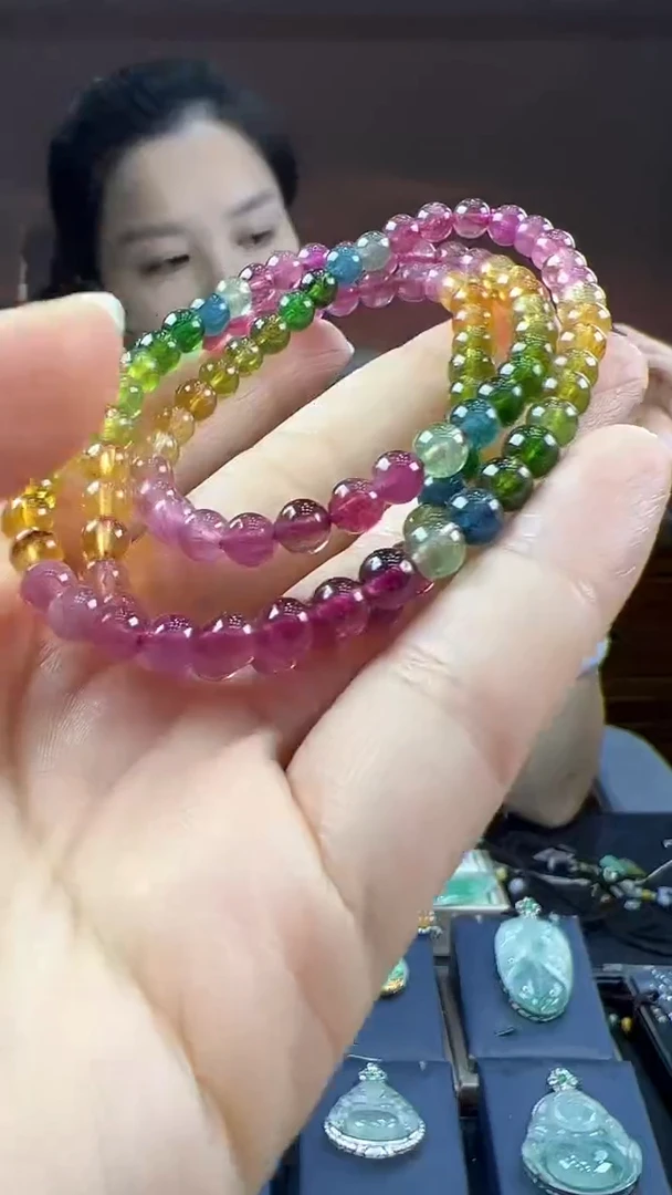 未镶嵌手串碧玺手串