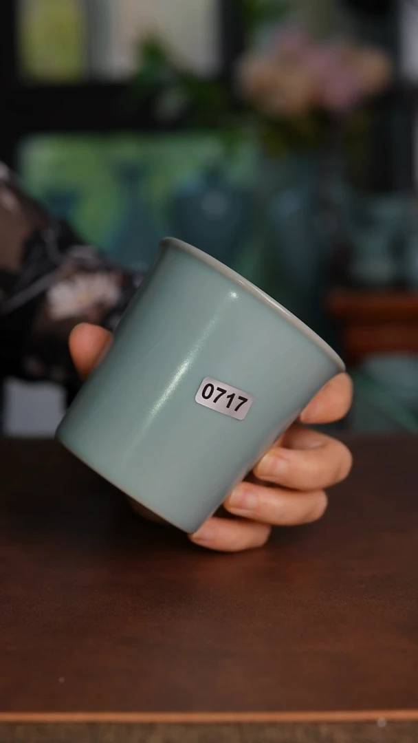 摆件0717天青釉可乐杯180毫升