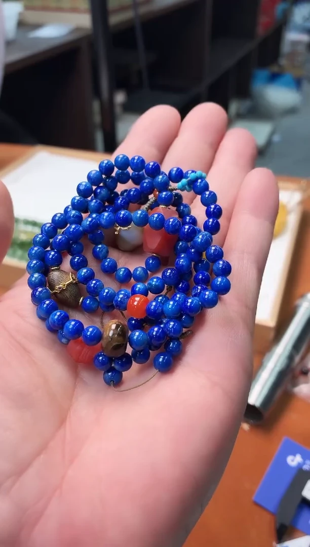 未镶嵌青金石颈饰o67