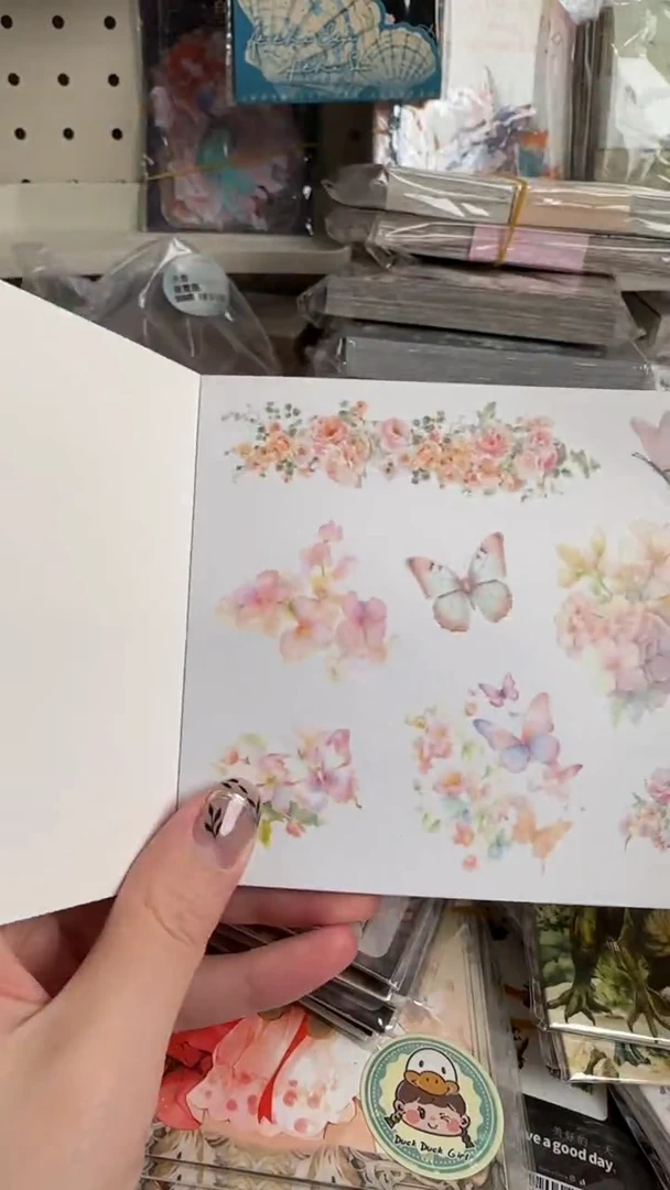 重遇花海模切贴纸本 1本 1单不发