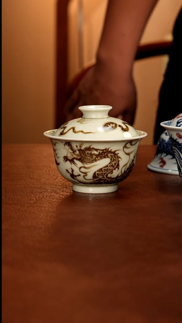 景德镇青花瓷手绘茶具