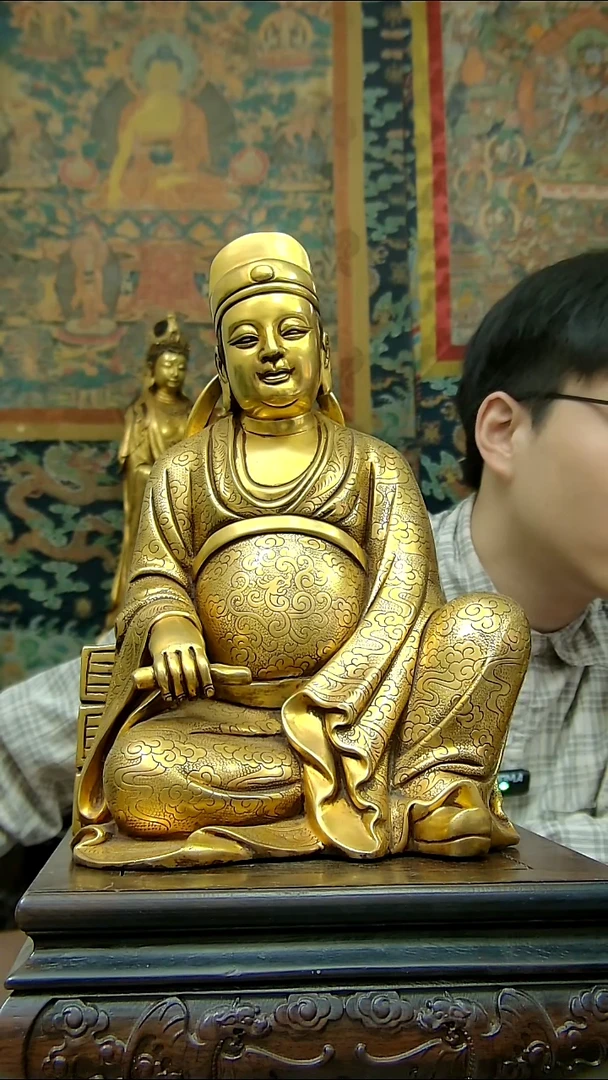 登*者铜像造像收藏铜像造像收藏文曲星