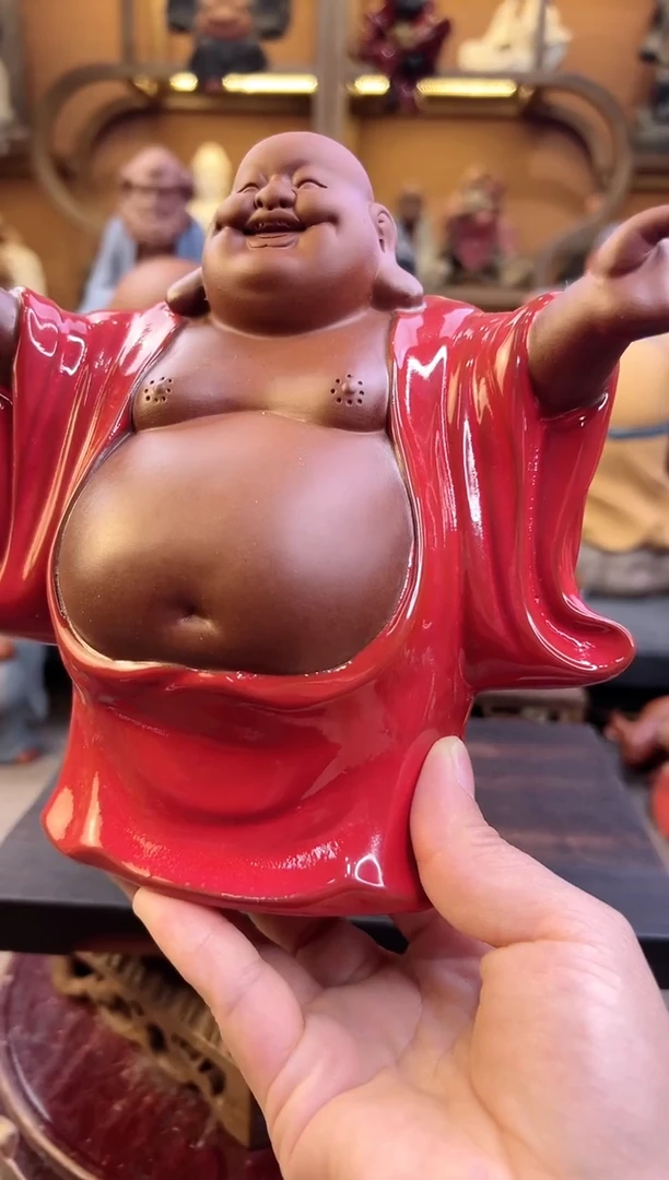 紫砂茶宠器闵紫砂茶宠摆件