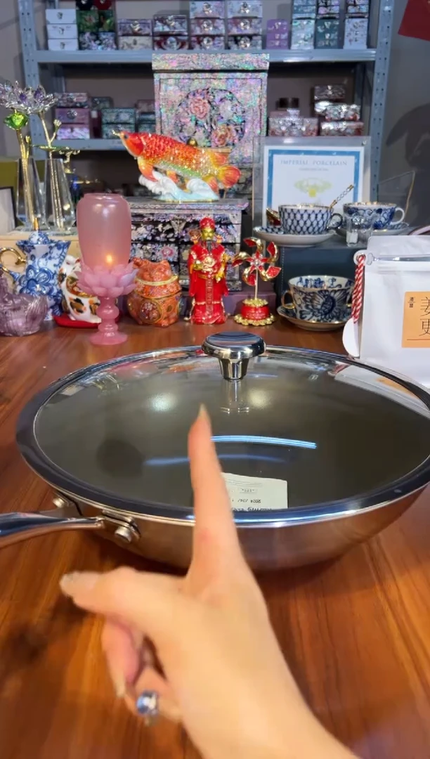 78红厨钛陶炒.锅（32cm）