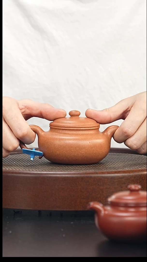 茶壶紫砂好*年全手工微微瑕-139