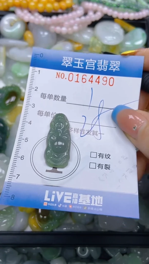 翡翠未镶嵌颈饰闪购0164490
