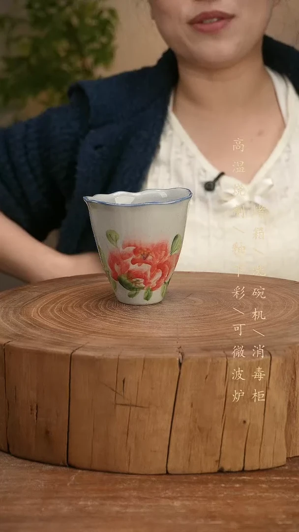 碗瓷景德镇手工手绘高温瓷釉下彩