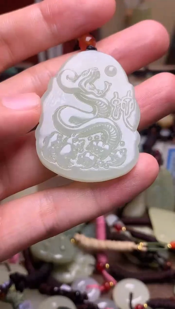 颈饰未镶嵌和田玉新疆料青海料清水和田玉吊坠