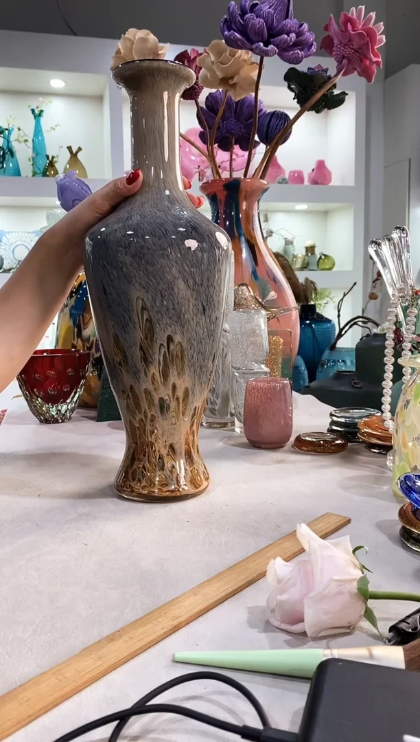 慕忆家手作琉璃花瓶