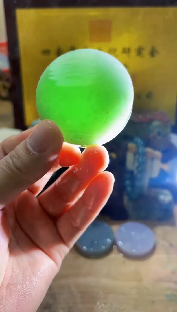 未镶嵌挂件翡翠A货常星7348