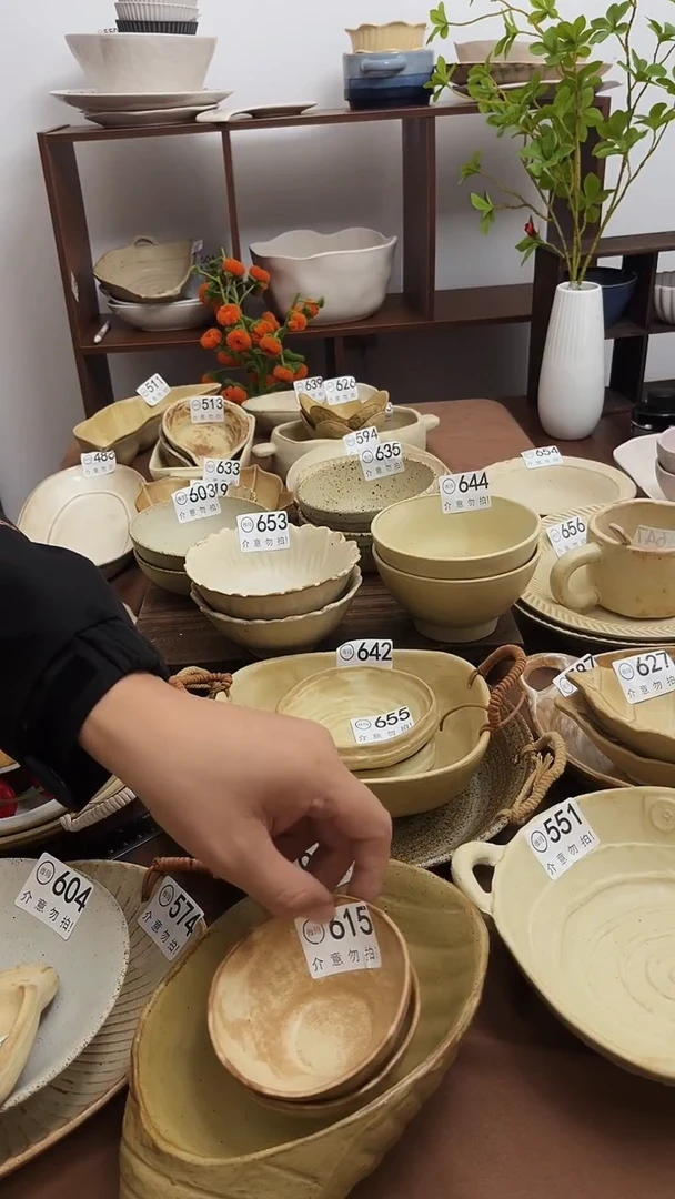 瓷片海**落粗陶瓷器615 1个
