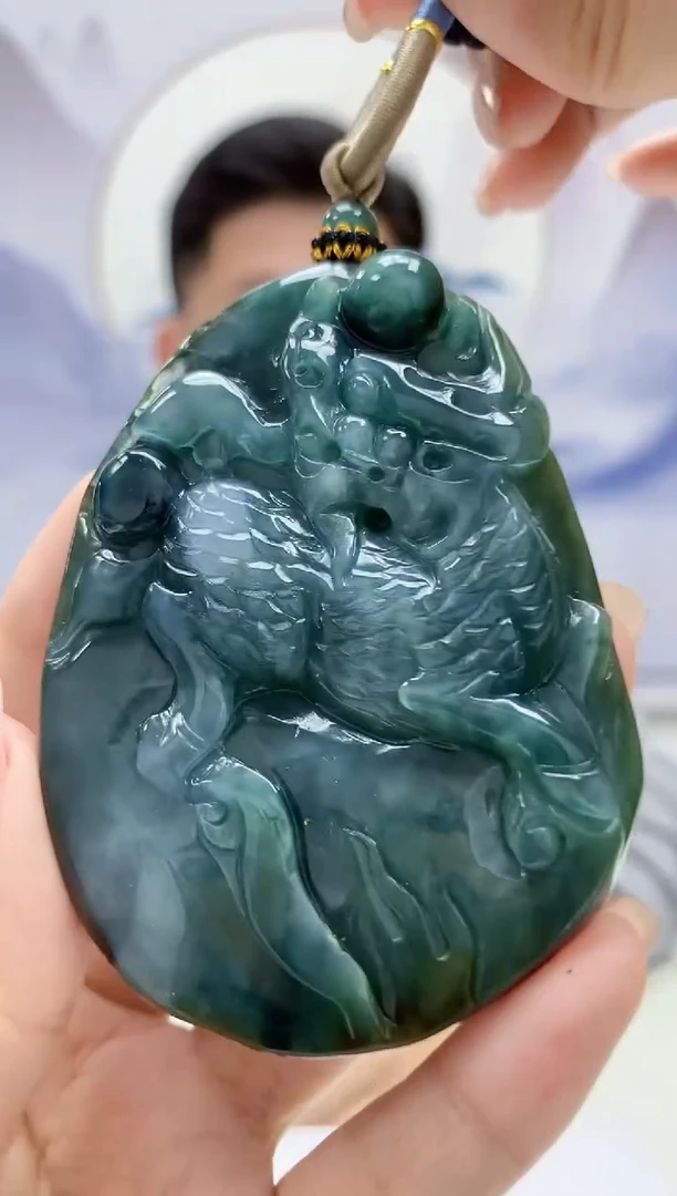 【闪购商品】定制翡翠未镶嵌4917kk-毛货挂件22