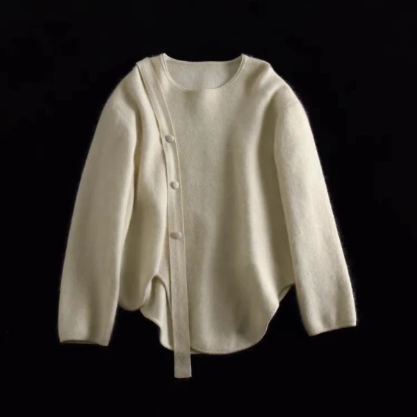 059篙密细腻柔雾感温柔气质针织衫女Z3150