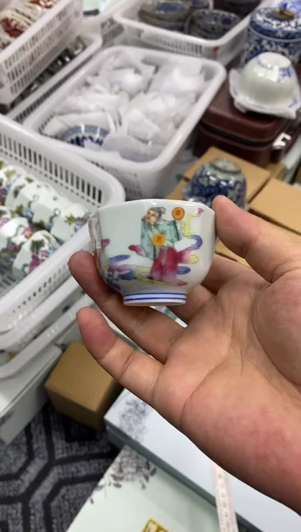 陶瓷景德陶瓷茶具容量约40